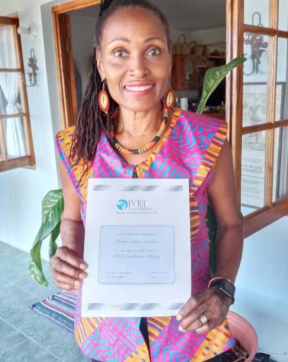 sharon_parris_chambers-with-IVET-Certificate